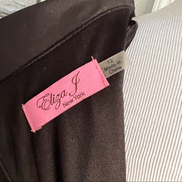 Eliza J Shawl Collar Full Skirt Dress - Picture 7 of 7